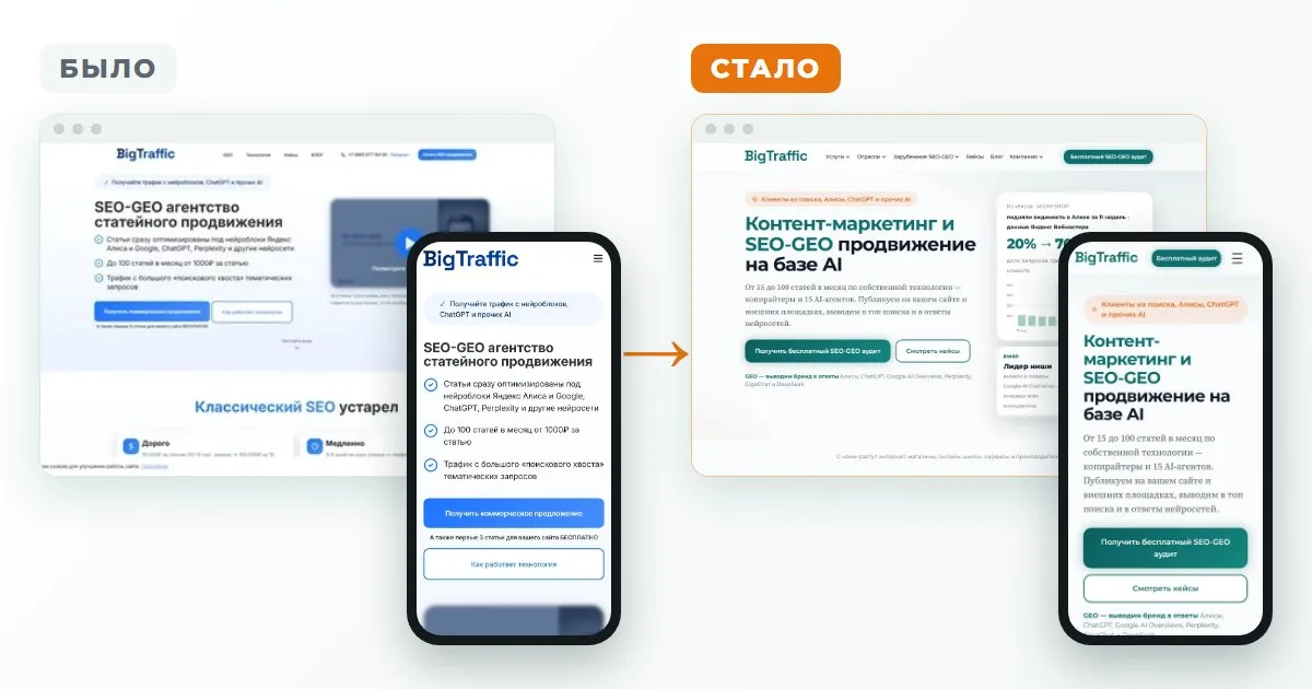99 из 100 — по скорости на телефоне вместо 69 — сайт переехал с WordPress на Astro за неделю без разработчика