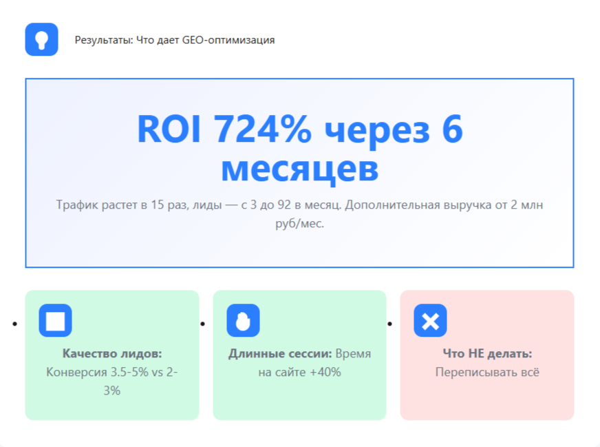 Что дает GEO-оптимизация