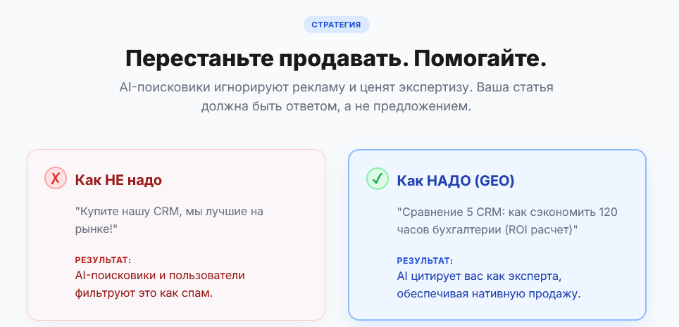 Ваша статья должны быть экспертной